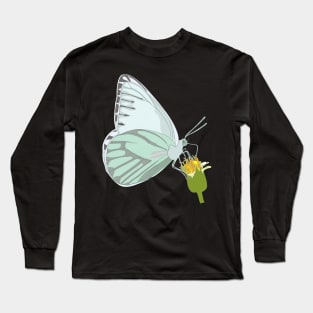 Butterfly with flower Long Sleeve T-Shirt